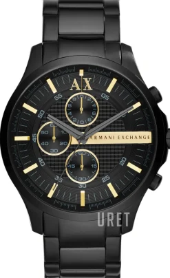 Hampton Svart/Stål Ø46 mm