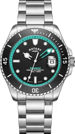 Henley Seamatic Svart/Stål Ø42 mm