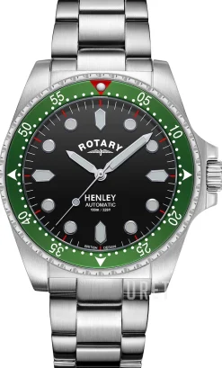 Henley Svart/Stål Ø42 mm