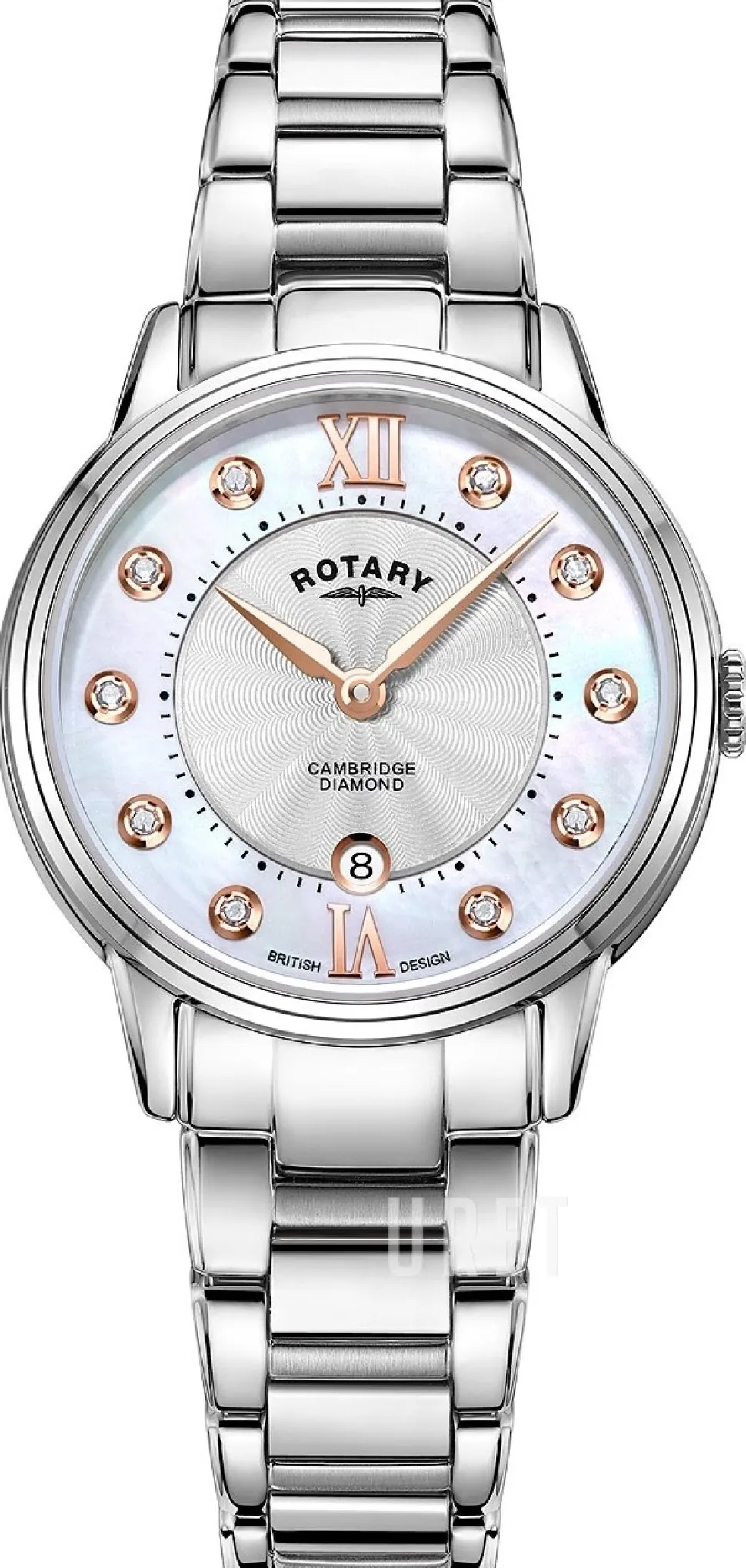 Henley Vit/Stål Ø30 mm