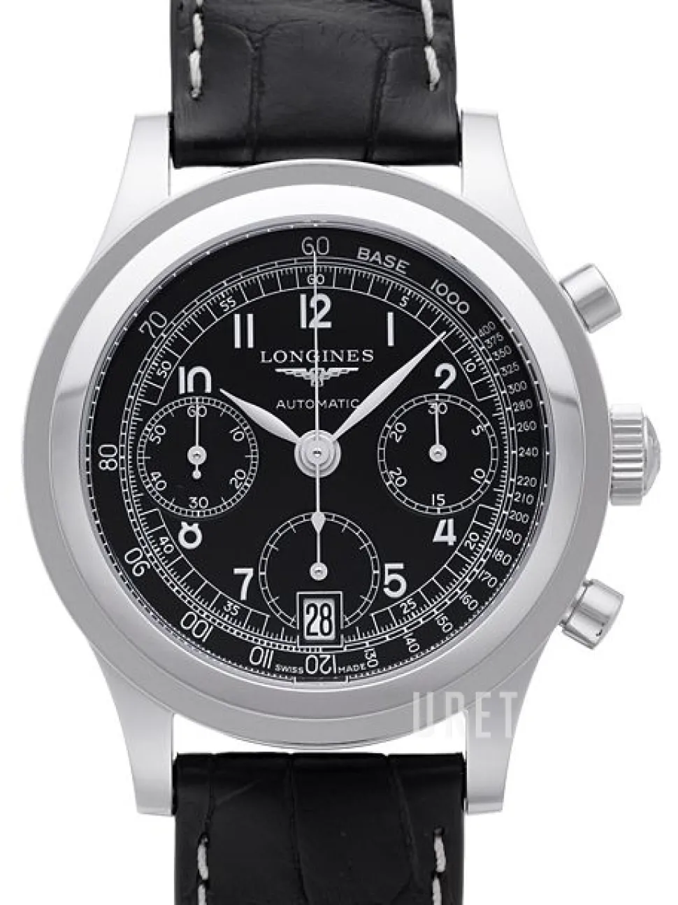 Heritage 1942 Svart/Läder Ø40 mm