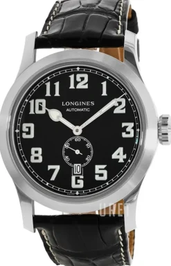 Heritage Military Svart/Läder Ø44 mm