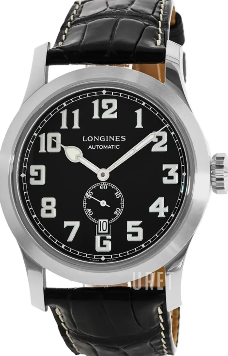 Heritage Military Svart/Läder Ø44 mm