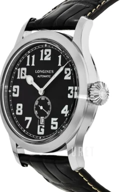 Heritage Military Svart/Läder Ø44 mm