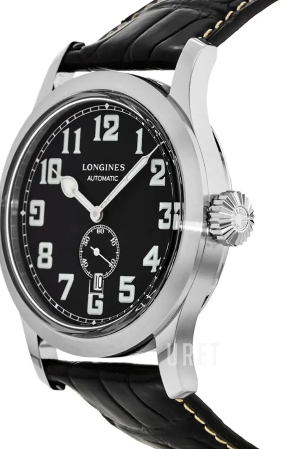 Heritage Military Svart/Läder Ø44 mm