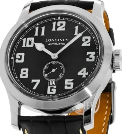 Heritage Military Svart/Läder Ø44 mm