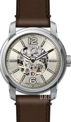 Heritage Silverfärgad/Läder Ø43 mm