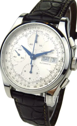 Heritage Silverfärgad/Läder Ø40 mm