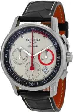 Heritage Silverfärgad/Läder Ø41 mm