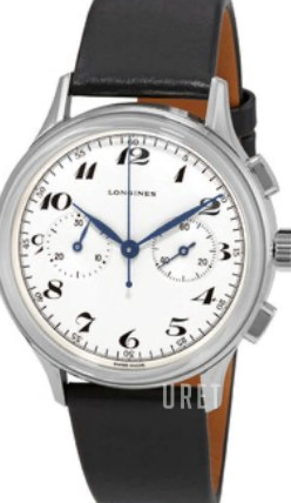 Heritage Silverfärgad/Läder Ø40 mm