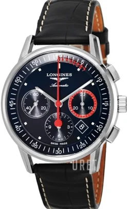 Heritage Svart/Läder Ø41 mm