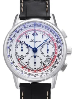 Heritage Telemeter Chronograph Vit/Läder Ø41 mm