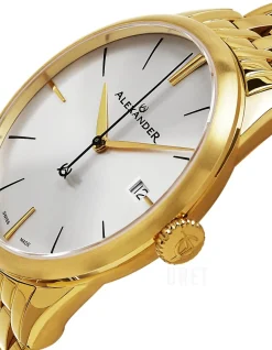 Heroic Silverfärgad/Gulguldtonat stål Ø40 mm