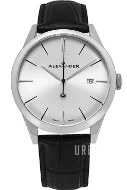 Heroic Silverfärgad/Läder Ø40 mm