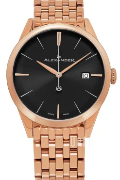 Heroic Svart/Roséguldstonat stål Ø40 mm