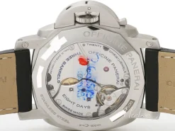 Historic Luminor 1950 8 Days GMT Svart/Läder Ø44 mm