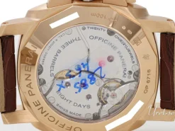 Historic Luminor 1950 8 Days GMT Svart/Läder Ø44 mm