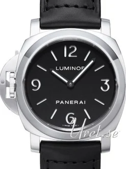 Historic Luminor Base Destro Svart/Läder Ø44 mm