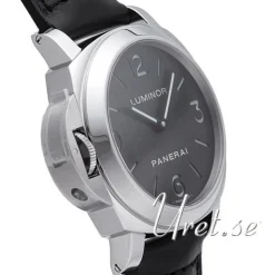 Historic Luminor Base Destro Svart/Läder Ø44 mm