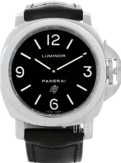 Historic Luminor Base Logo Svart/Läder Ø44 mm