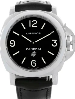 Historic Luminor Base Logo Svart/Läder Ø44 mm