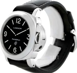 Historic Luminor Base Logo Svart/Läder Ø44 mm