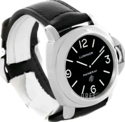 Historic Luminor Base Logo Svart/Läder Ø44 mm