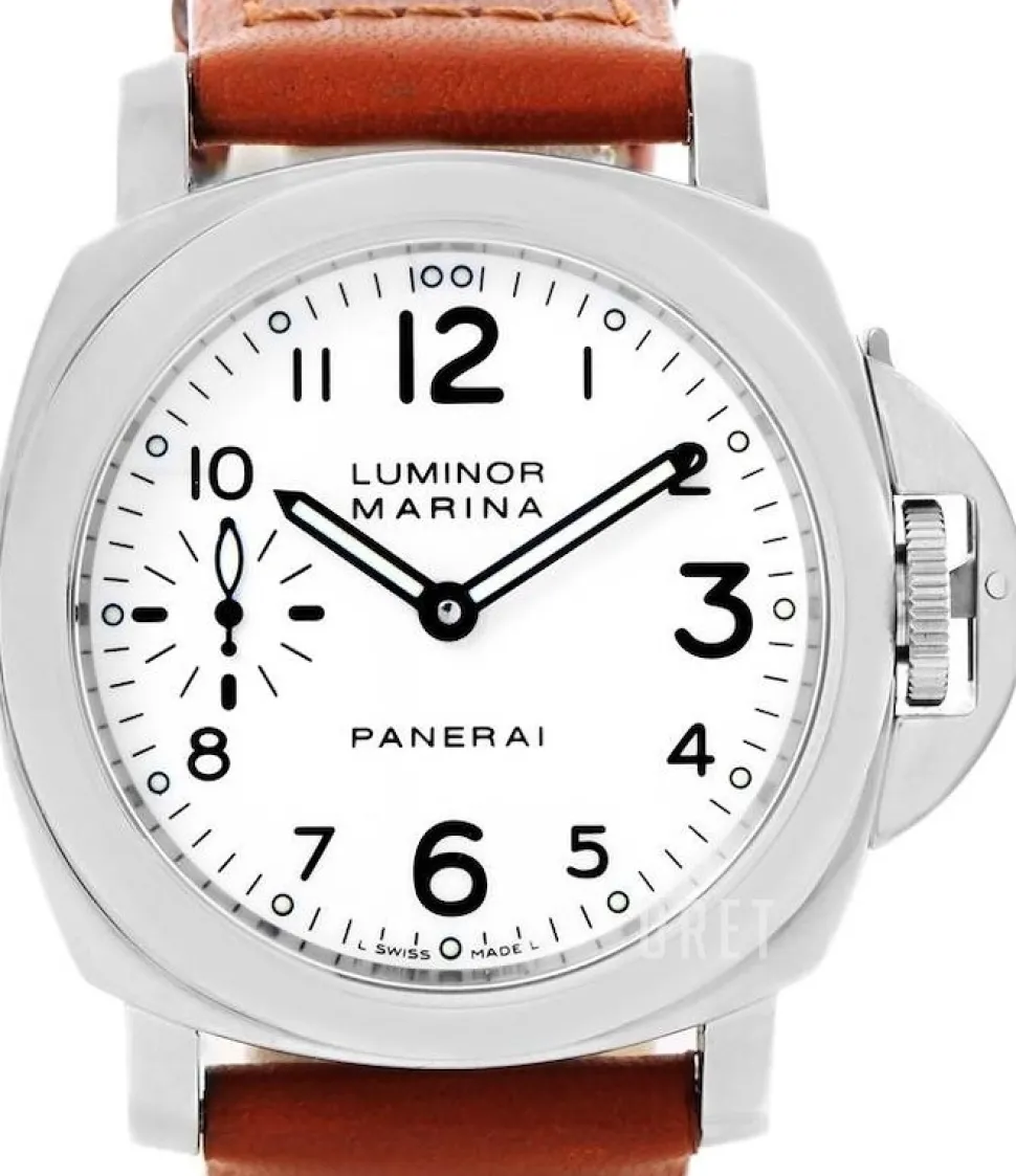 Historic Luminor Marina Svart/Läder Ø44 mm