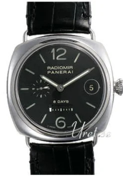 Historic Radiomir 8 Days Svart/Läder Ø45 mm