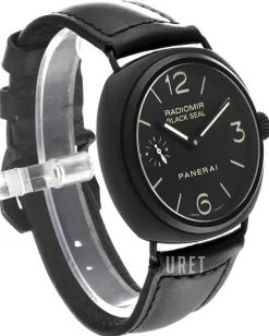 Historic Radiomir Black Seal Svart/Läder Ø45 mm