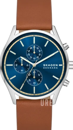 Holst Blå/Läder Ø42 mm