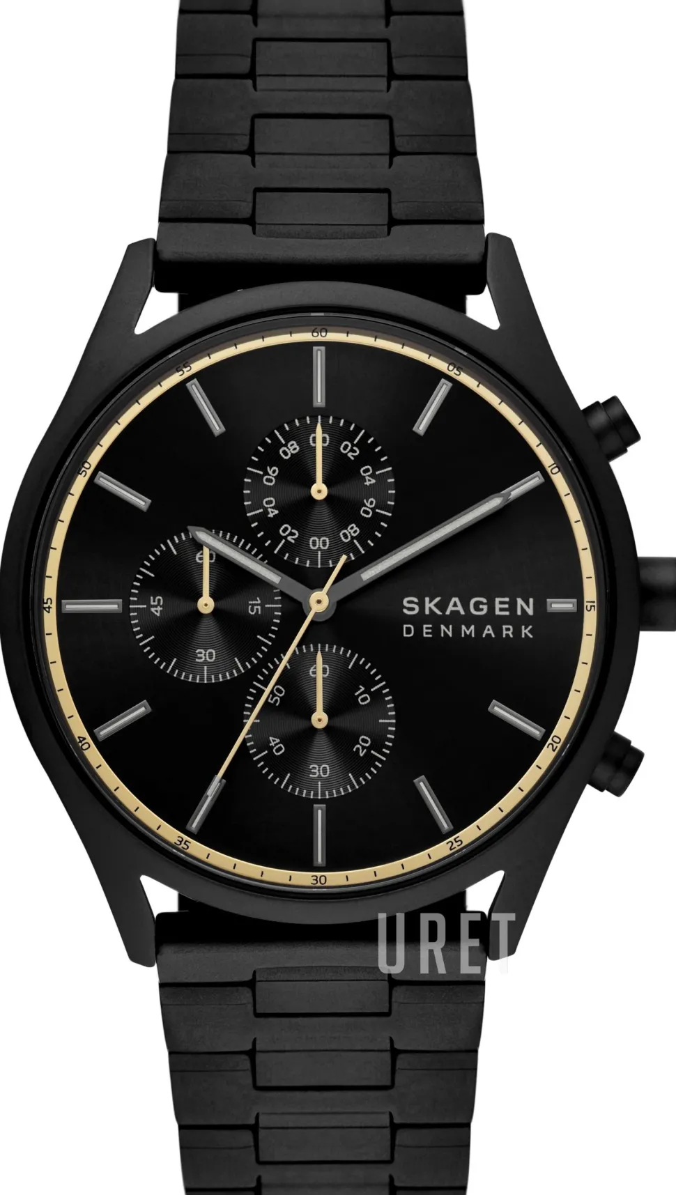 Holst Chronograph Svart/Stål Ø42 mm