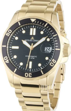 Hybromatic Svart/Guldtonat stål Ø41 mm