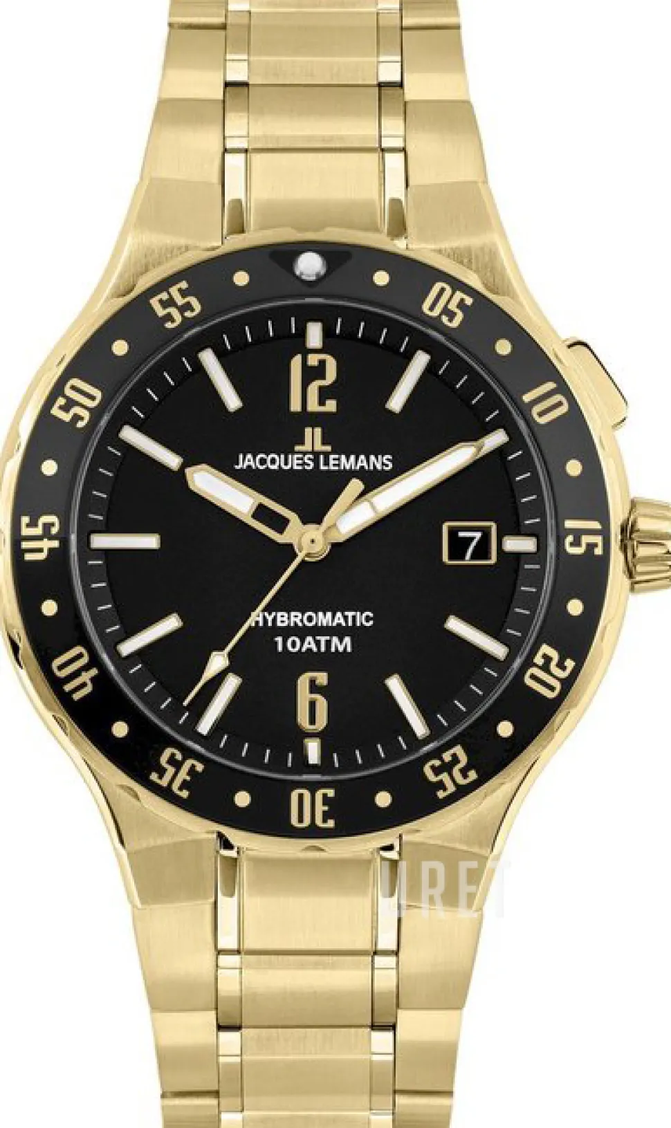 Hybromatic Svart/Gulguldtonat stål Ø42 mm