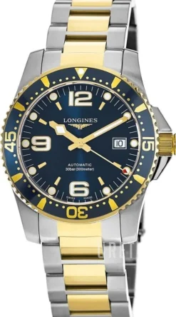 Hydroconquest Blå/Gulguldtonat stål Ø41 mm