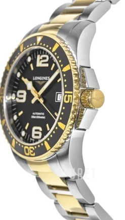 Hydroconquest Svart/Gulguldtonat stål Ø41 mm