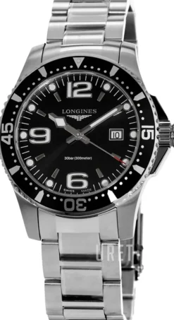 Hydroconquest Svart/Stål Ø39 mm