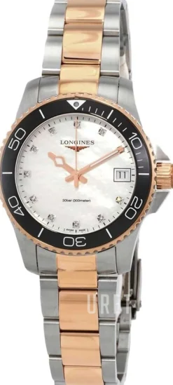 Hydroconquest Vit/Roséguldstonat stål Ø32 mm