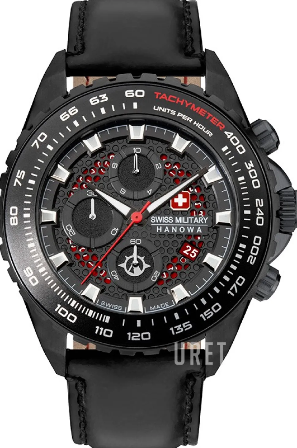 Iguana Grå/Läder Ø44 mm