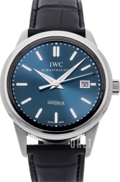 Ingenieur Blå/Läder Ø42.5 mm