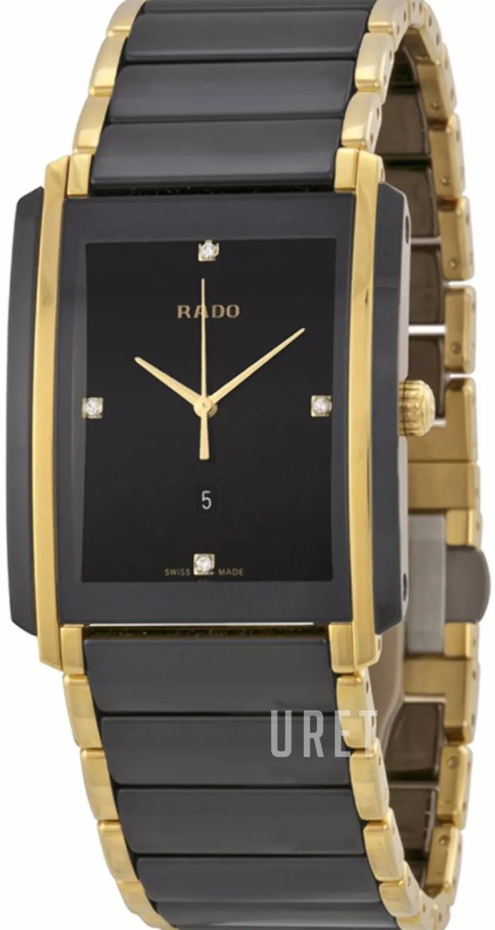 Integral Svart/Gulguldtonat stål