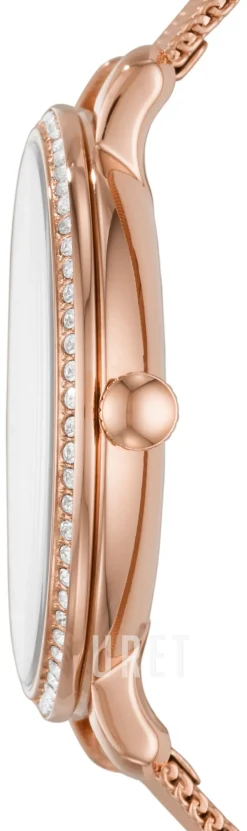 Jacqueline Roséguldstonad/Roséguldstonat stål Ø36 mm