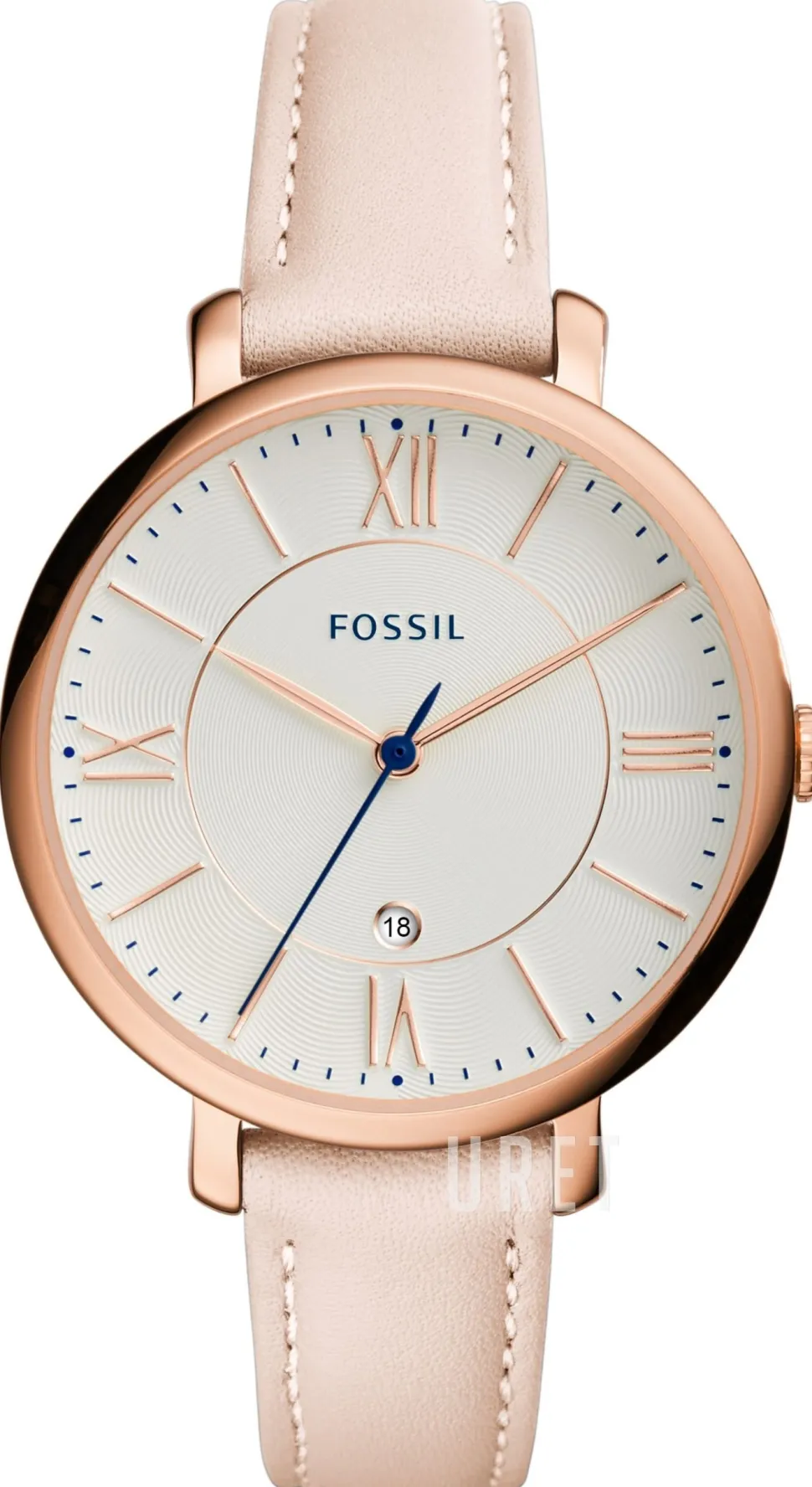 Jacqueline Vit/Läder Ø36 mm