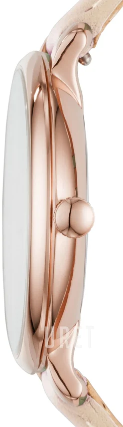 Jacqueline Vit/Läder Ø36 mm