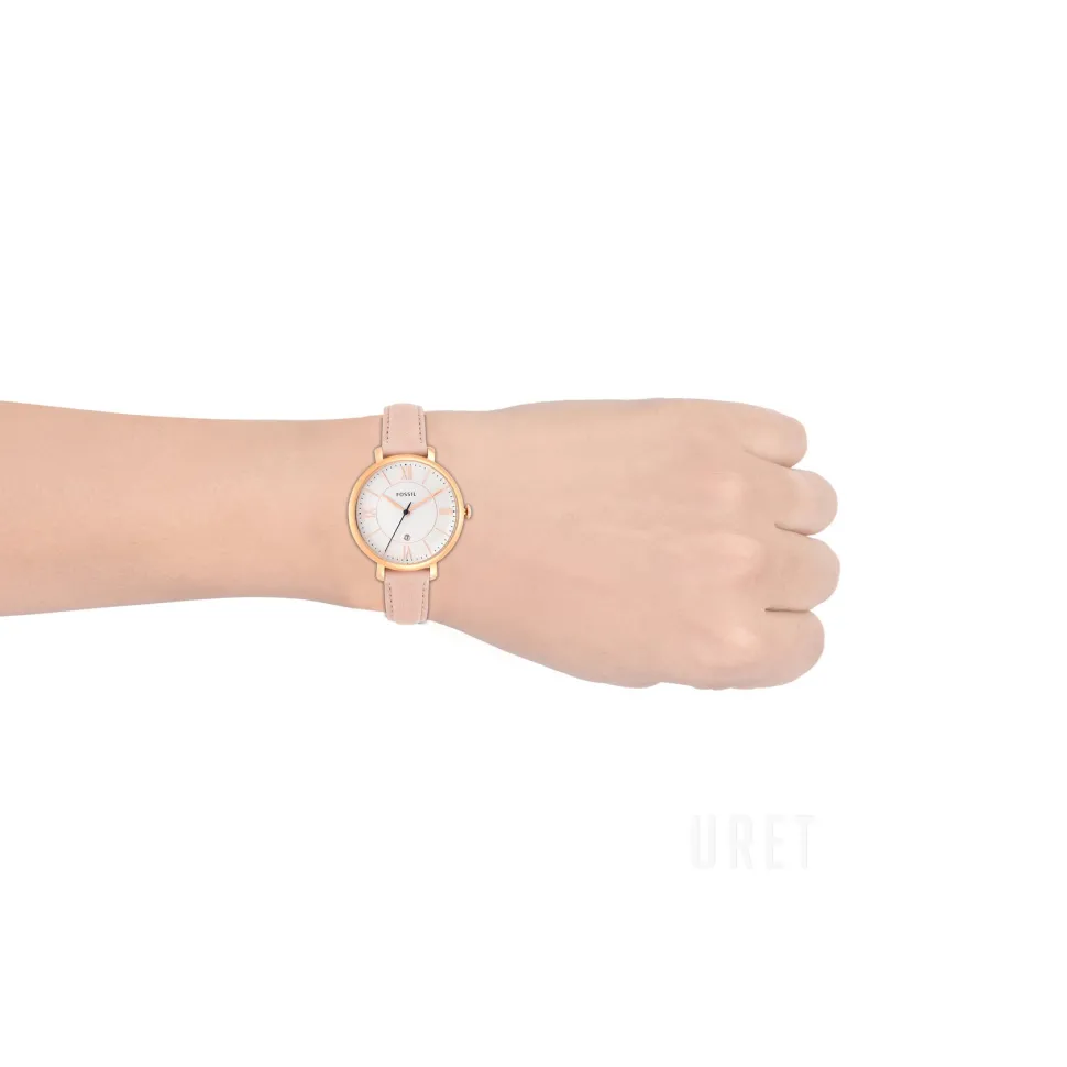 Jacqueline Vit/Läder Ø36 mm