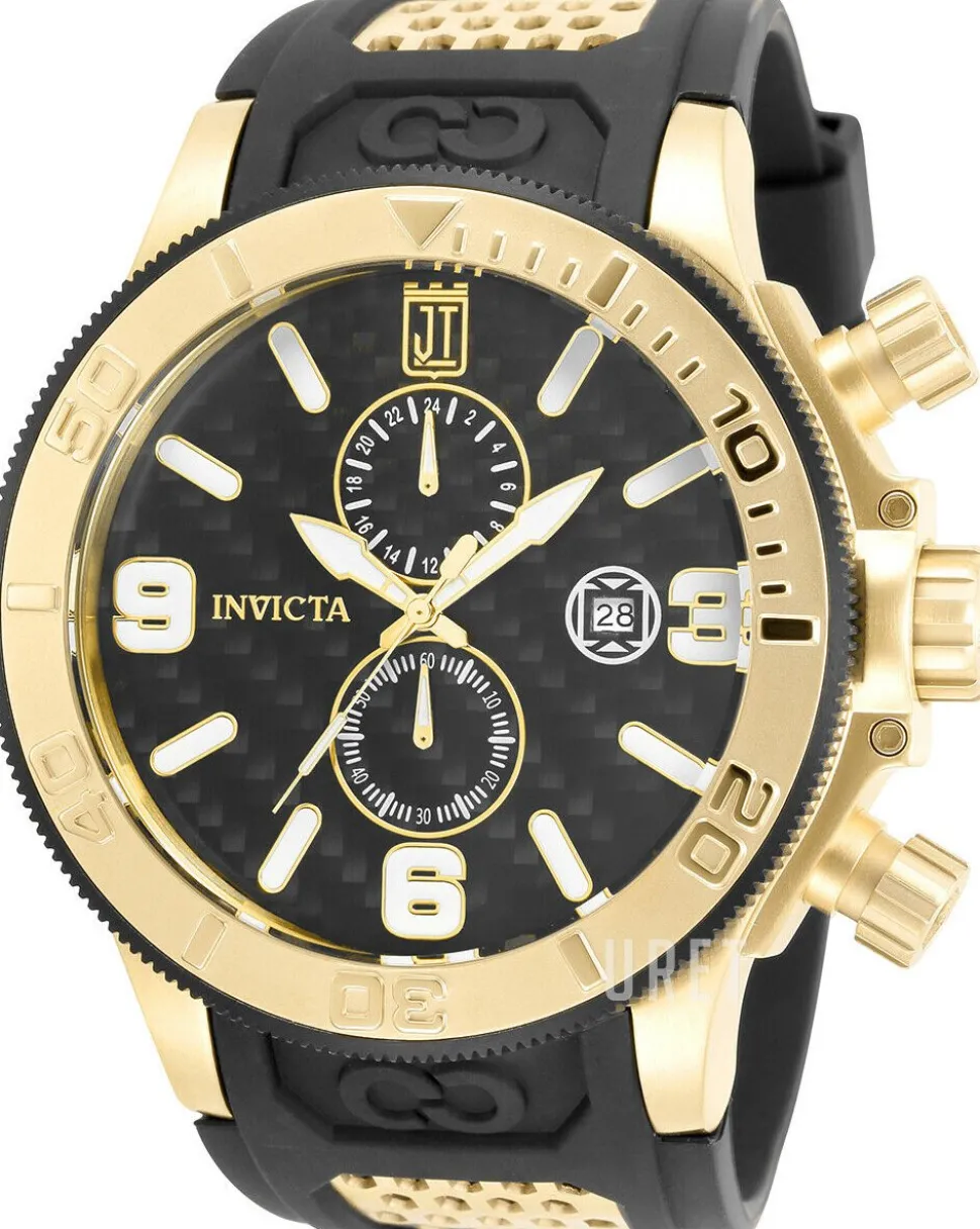 Jason Taylor Svart/Gulguldtonat stål Ø52 mm