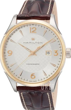 Jazzmaster Silverfärgad/Läder Ø44 mm