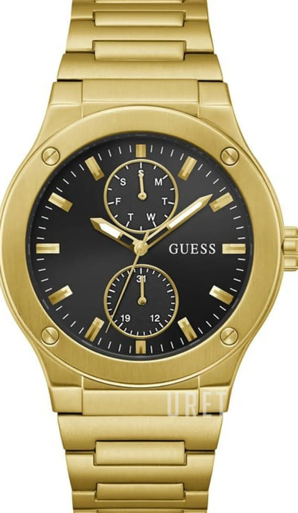 Jet Svart/Gulguldtonat stål Ø45 mm