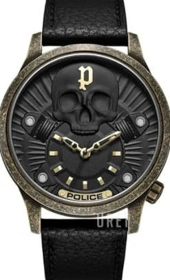 Jet Svart/Läder Ø44 mm