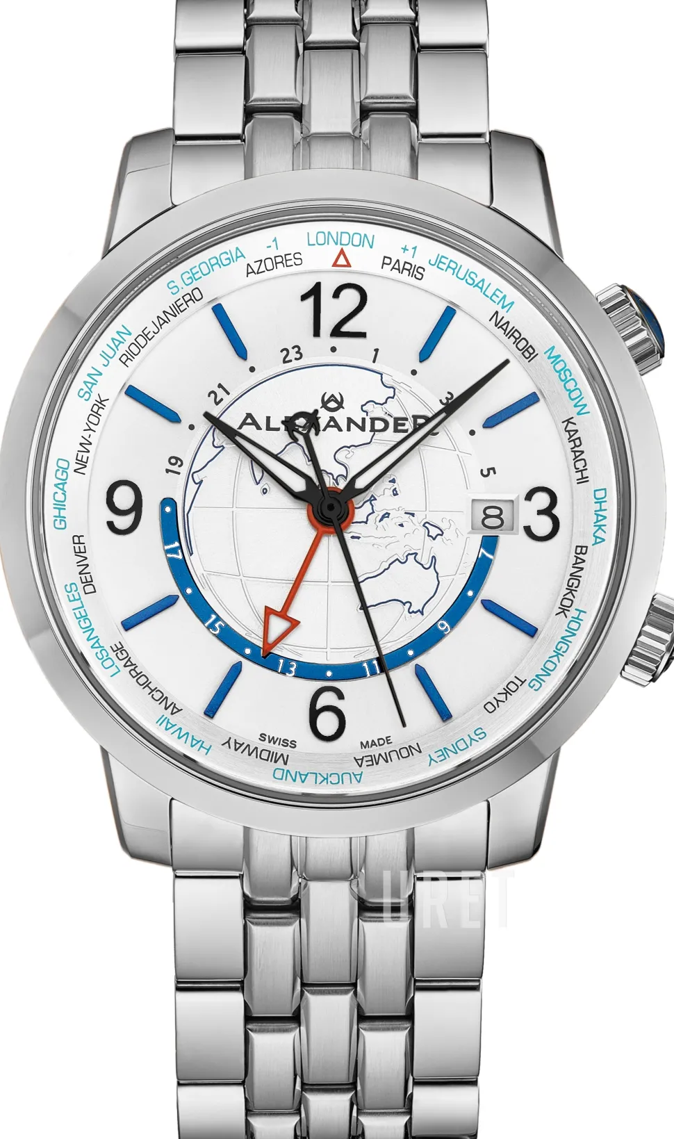 Journeyman Vit/Stål Ø42 mm